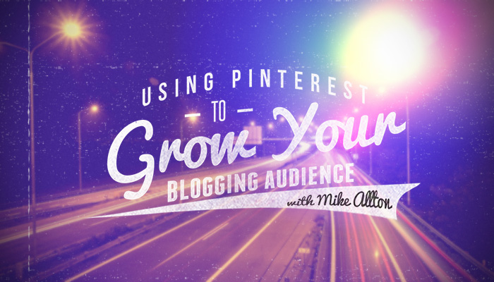 This week as we talk with Blogging Brute, Mike Allton about using Pinterest to increase your blogging audience.  Mike has close to 12,000 followers on Pinterest.  He'll share his tips and techniques on using this fast growing social platform. 